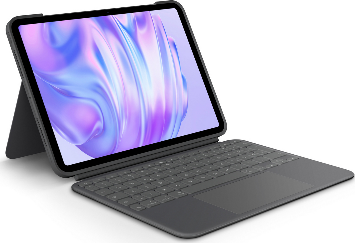 Aksesorë Logitech Case and Keyboard Combo Touch for iPad Pro 11" – Grafit