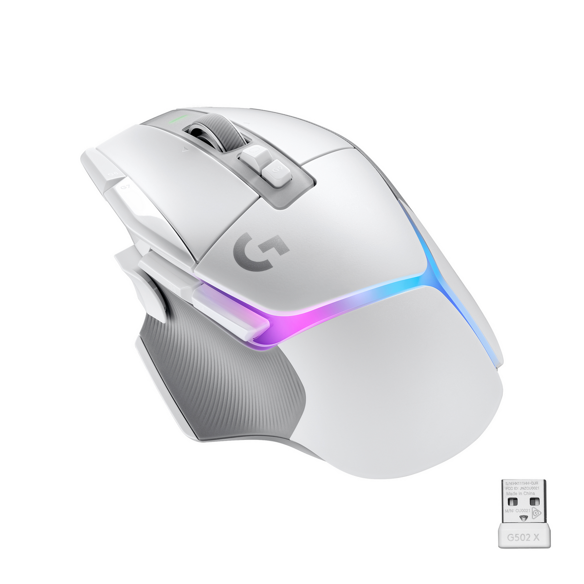 Maus Gaming Logitech G502 X Plus Lightspeed – Bardhë