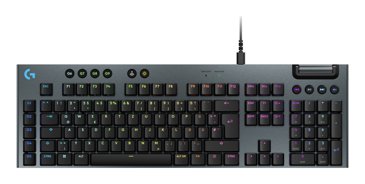 Tastierë Gaming Logitech G915 X Wired / QWERTZ – Zezë