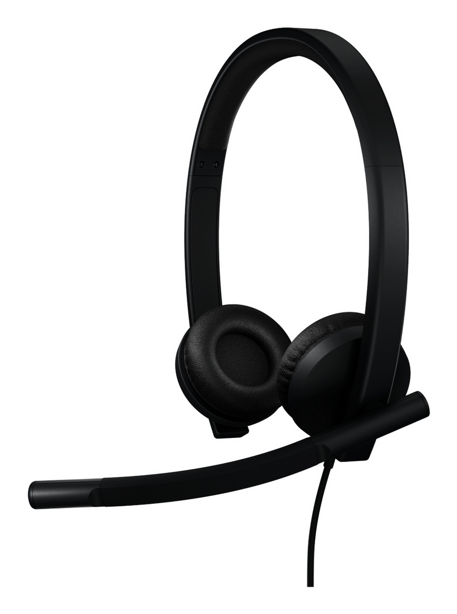 Kufje me kabllo Logitech H570e Stereo MS USB-A / 981-001430 – Zezë - Figura 2
