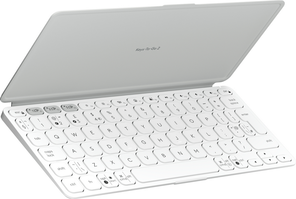 Tastierë pa kabllo Logitech Keys-To-Go 2 / QWERTY – Pale Grey