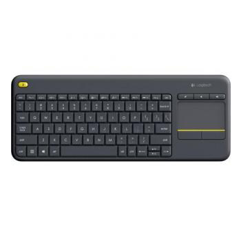Tastierë Pa kabllo Logitech K400 Plus / QWERTZ - Zezë