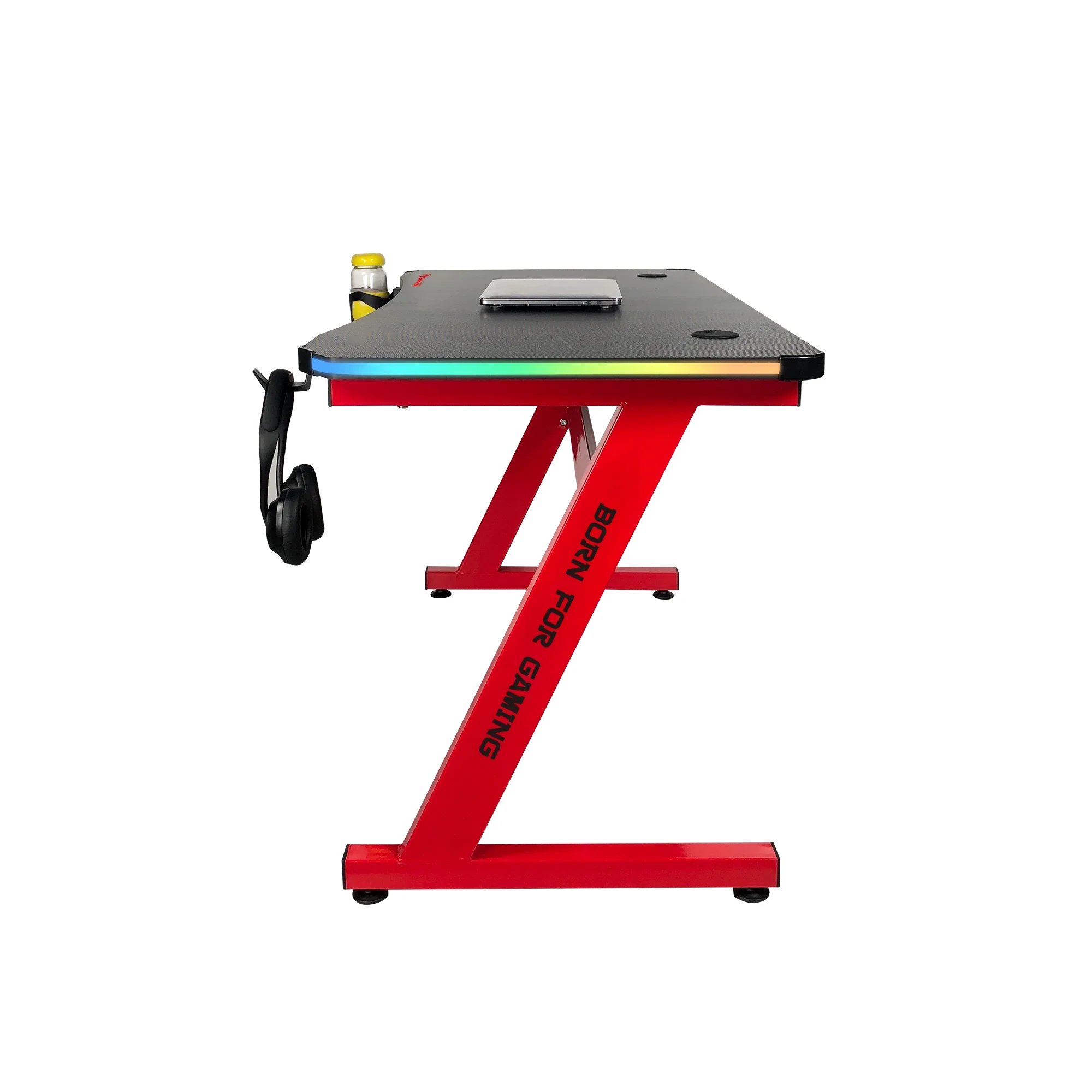 Tavolinë Gaming MARVO DE-08 / 110 x 60 x 74 cm - Zezë/Kuqe - Figura 2
