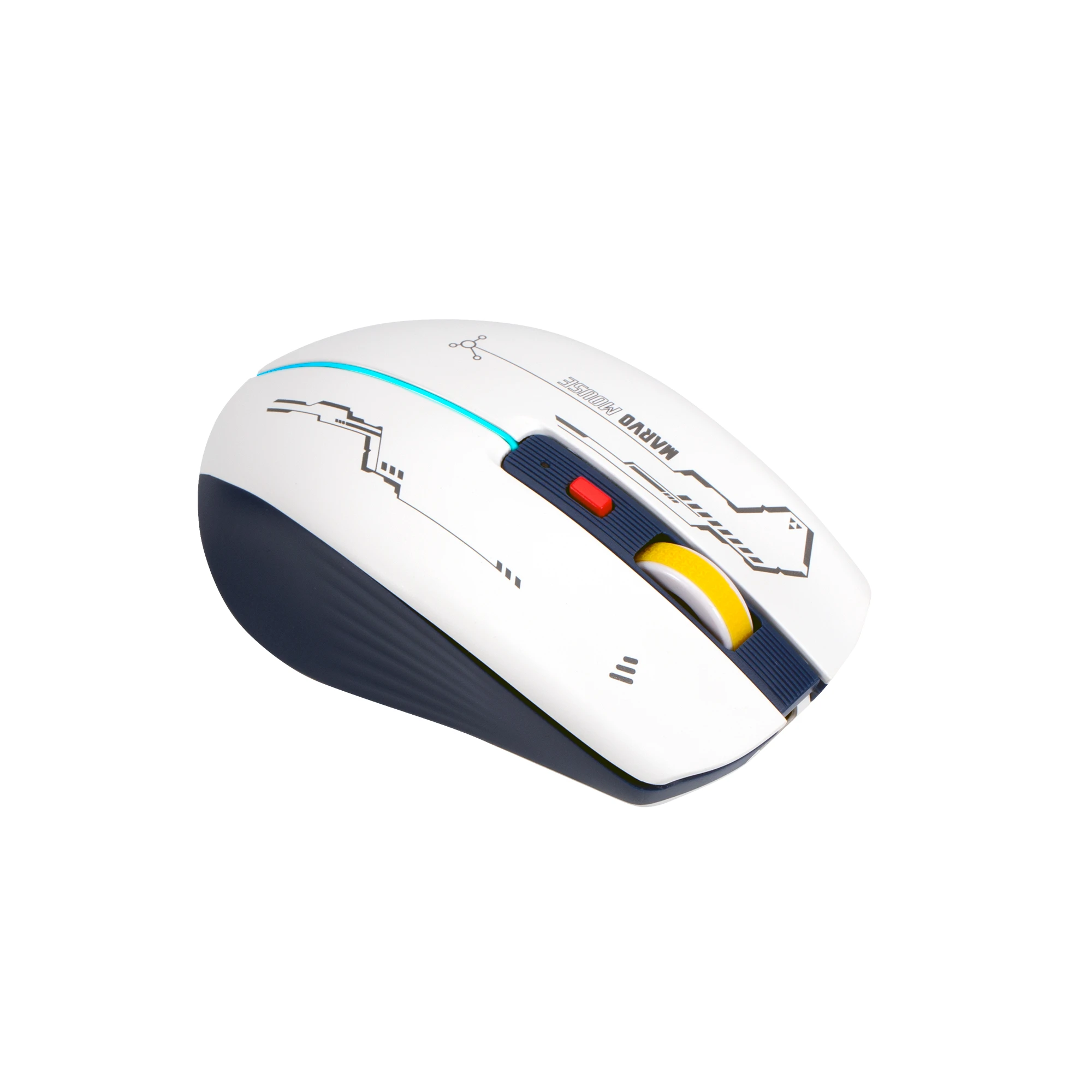 Maus Gaming Marvo M796W Wireless - Bardhë - Figura 4