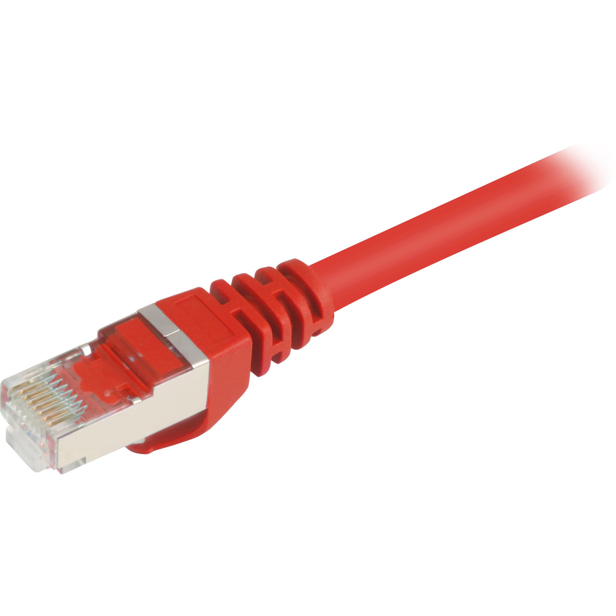 Kabllo për Rrjet Sharkoon RJ45 CAT6 S/FTP / 0.25m – Kuqe