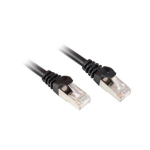 Kabllo për Rrjet  Sharkoon Patch Cable S/FTP RJ-45 Cat.6 / 20m - Zezë