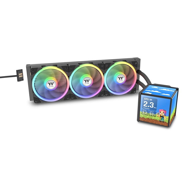 Ftohës për Procesor Thermaltake MINECUBE 360 Ultra AIO / ARGB / Fan – Zezë