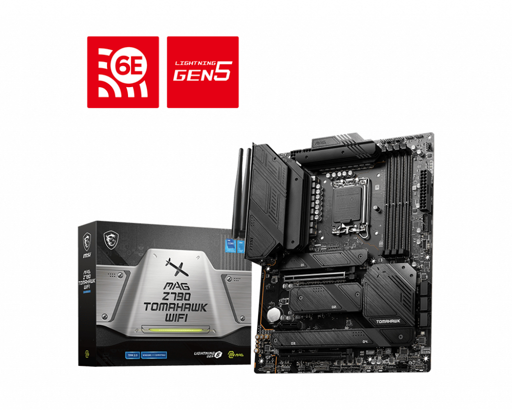 Pllakë Amë MB Intel MSI MAG Z790 TOMAHAWK WIFI – Zezë