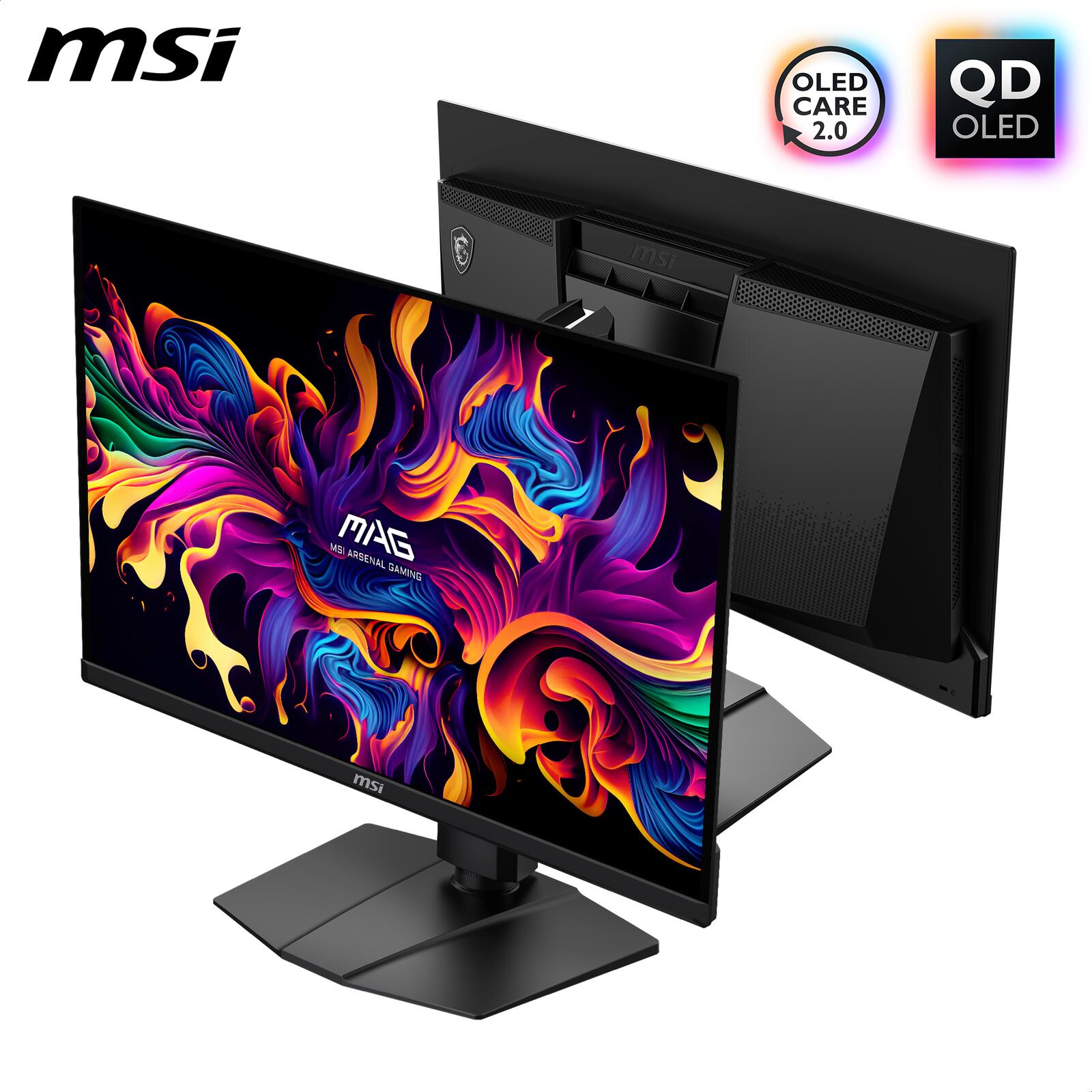 Monitor Gaming MSI MAG 321UPDE / 32" / UHD QD-OLED / 165 Hz / 0.03 ms / HDMI+DP+USB / Zezë - Figura 4