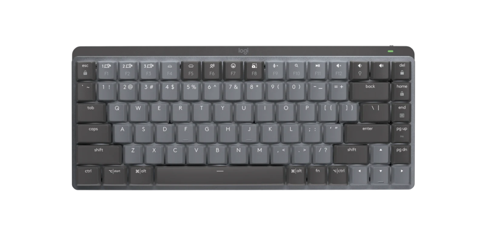 Tastierë Gaming NL Logitech MX Mechanical Mini Choc Brown V2 Wireless / US Layout - Gri