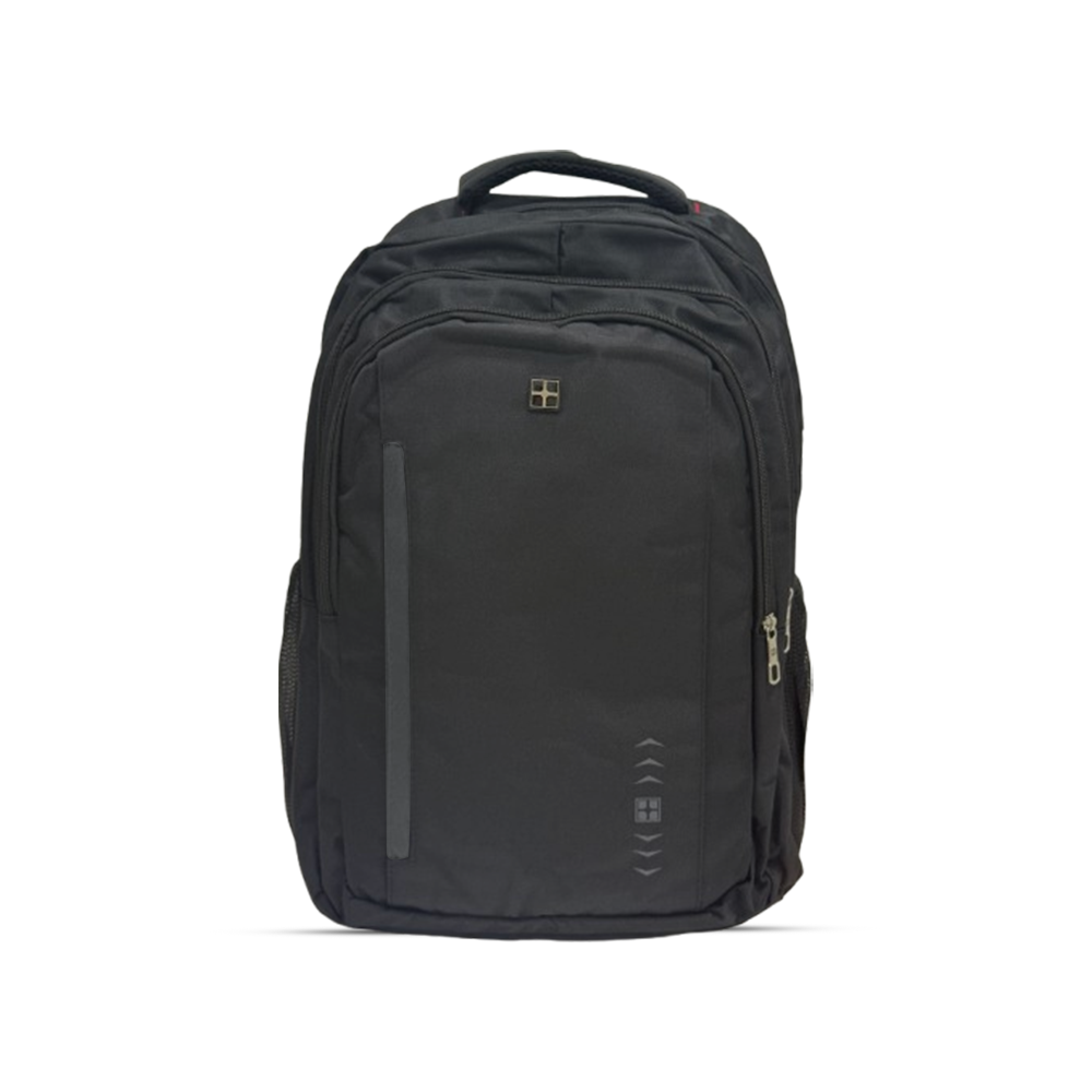 Çantë për Laptop S9001 / B53-88 / 18 Inch / Polyester / Waterproof / Soft handle / E zezë/Hiri