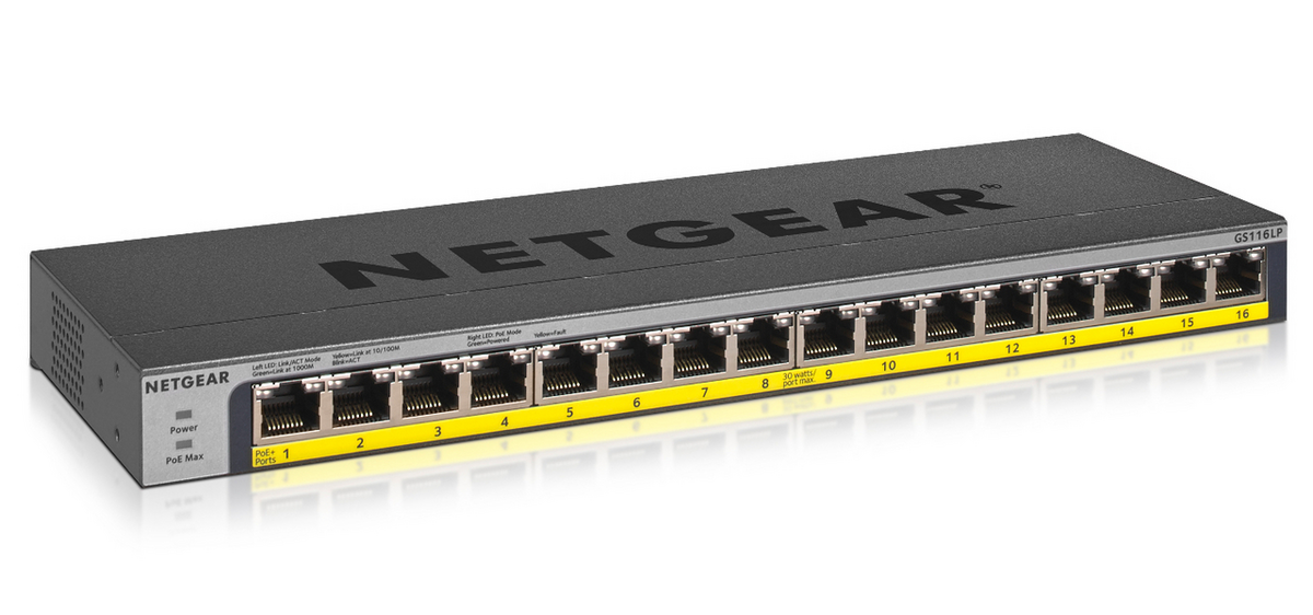 Switch Netgear GS116LP / GS116LP-100EUS – Zezë