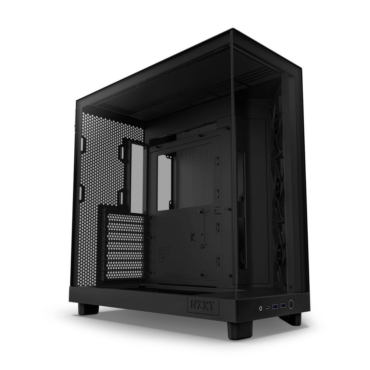 Kasë PC NZXT H6 Flow / CC-H61FB-01 - Zezë - Figura 2