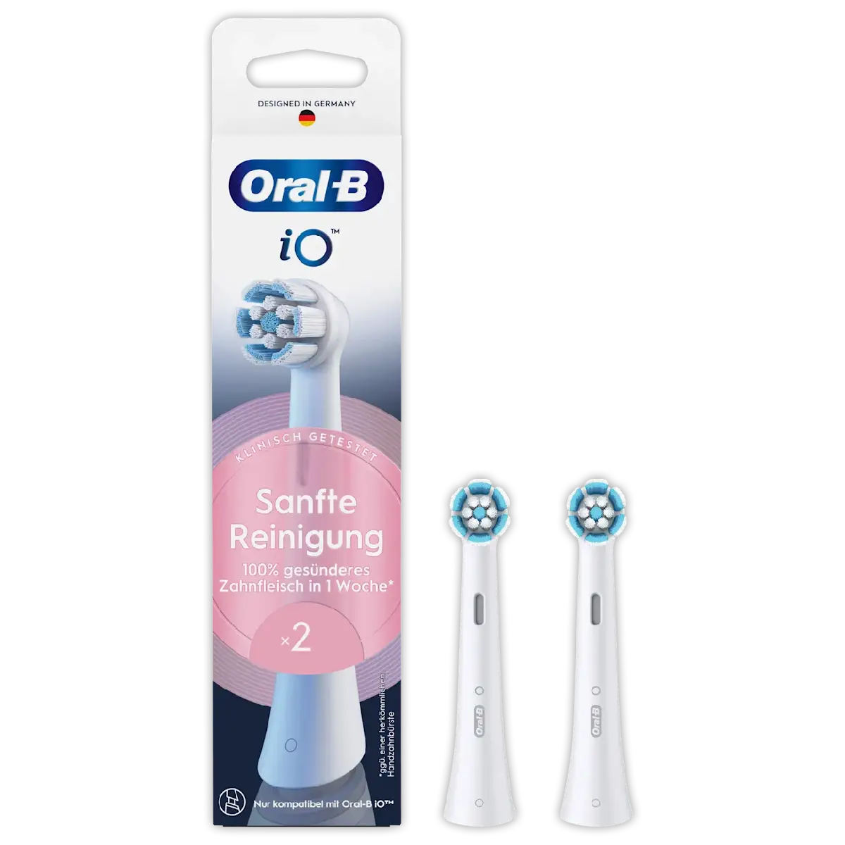 Furçë dhëmbësh elektrike Oral-B iO Gentle Cleaning / 8700216373609 – Bardhë (Double Pack)