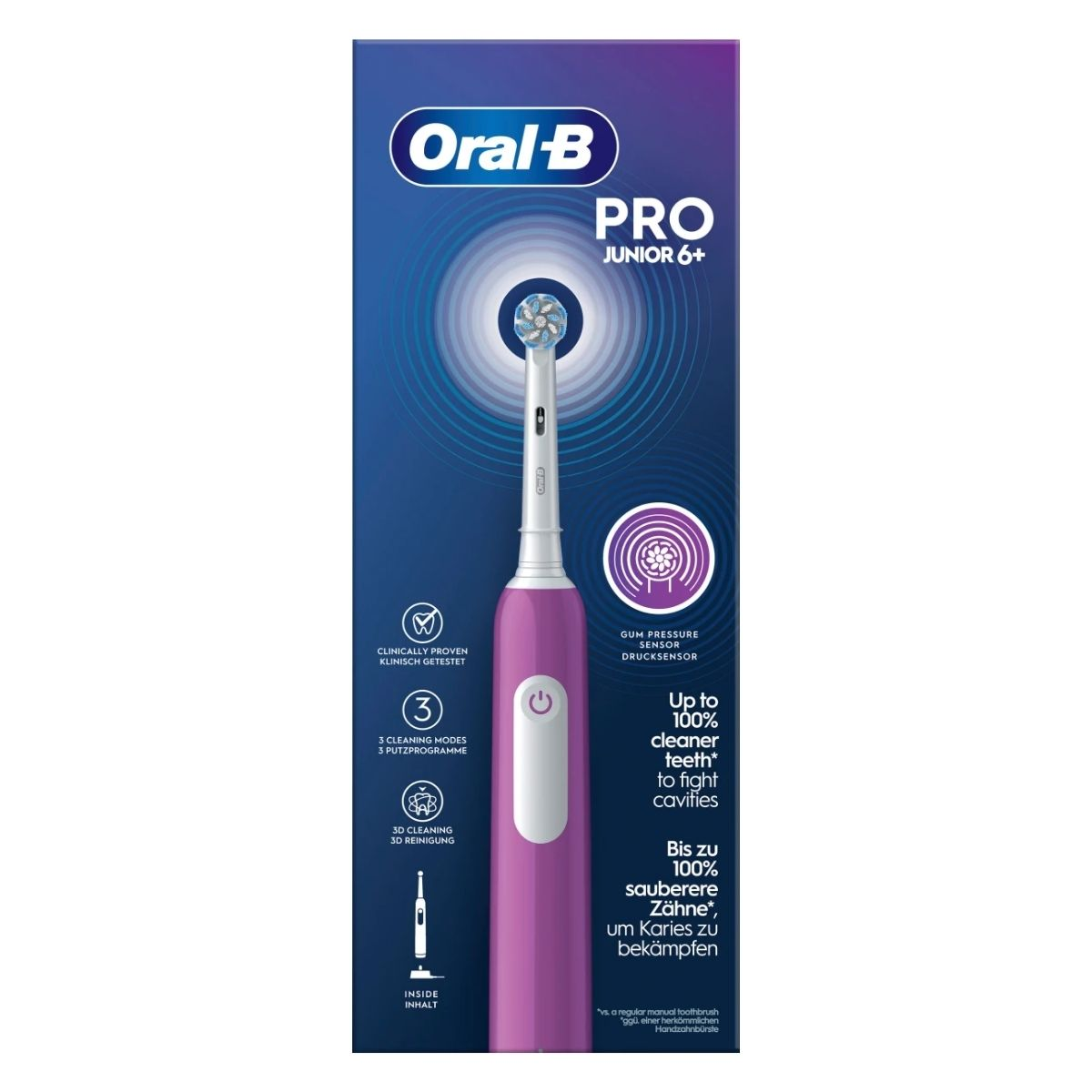 Furçë dhëmbësh elektrike Oral-B Junior Base / 742891 – Vjollcë