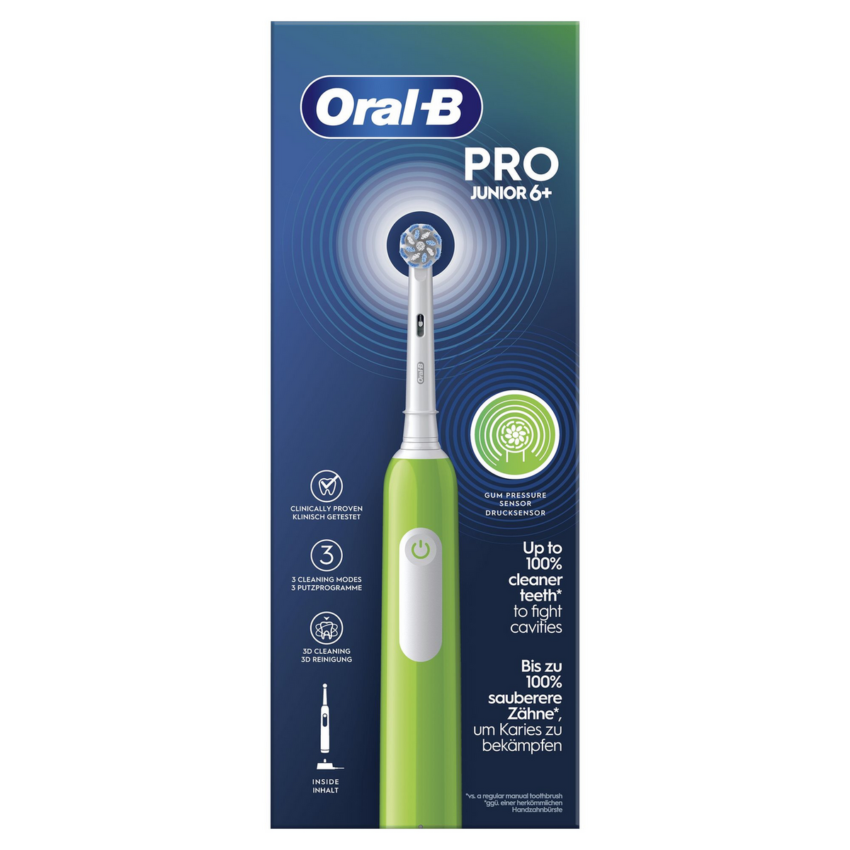 Furçë Dhëmbësh Elektrike Oral-B Junior Base Green – Gjelbër