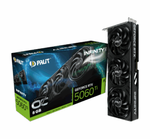 Kartelë Grafike Palit RTX 5060 TI Infinity 3 OC 8GB GDDR7 HDMI 3xDP / e zezë