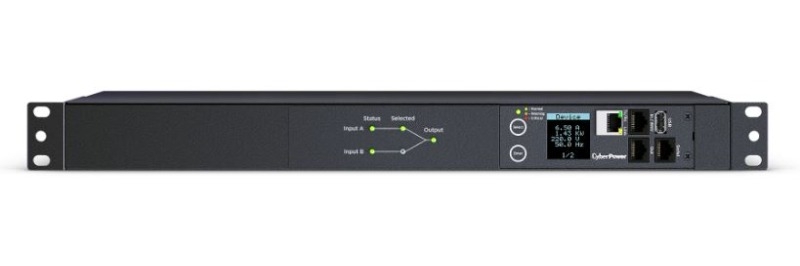 Inventer CyberPower PDU44005 / Switched ATS PDU / 200-240V / 20A / LCD / SNMP Network Interface and Switchable Outlets