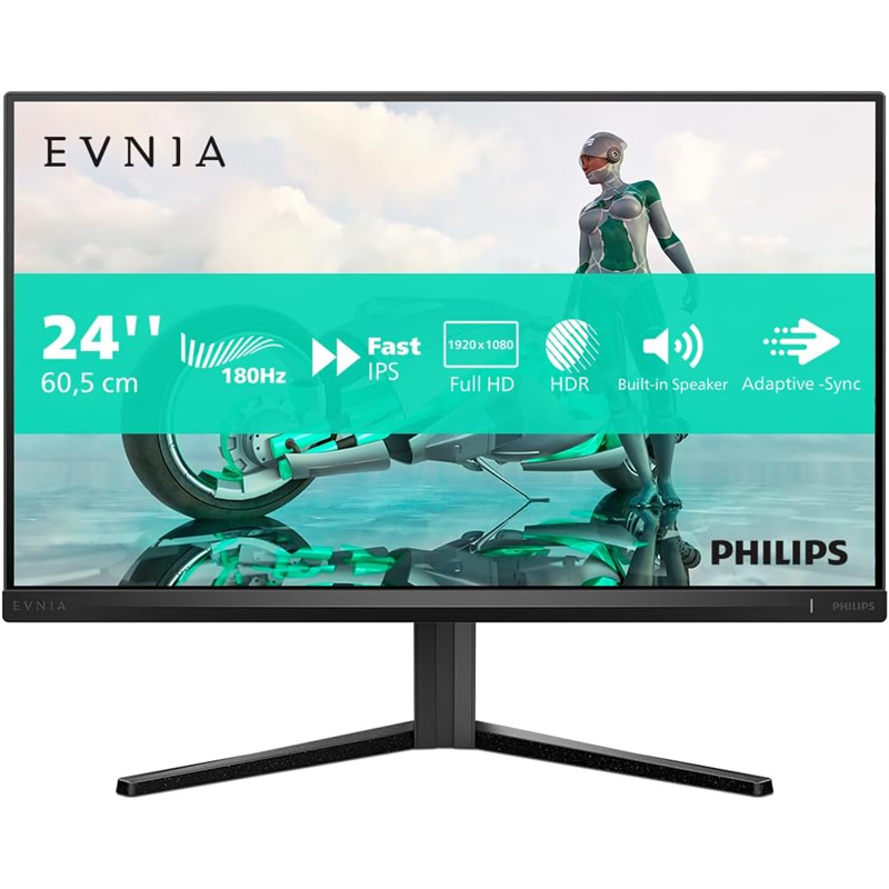 Monitor Philips 24M2N3200S / 23.8" / 1920x1080 / 180Hz / 0.5ms / IPS