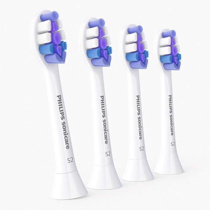 Aksesorë për furçë dhëmbësh Philips Sonicare S2 Sensitive / HX6054/87 / 4-Pack – Bardhë - Figura 2
