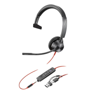 Kufje me kabllo Poly Headset Blackwire 3315 MS – Zezë