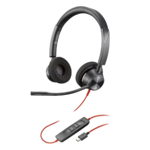 Kufje me Kabllo Poly Blackwire 3320 – Zezë