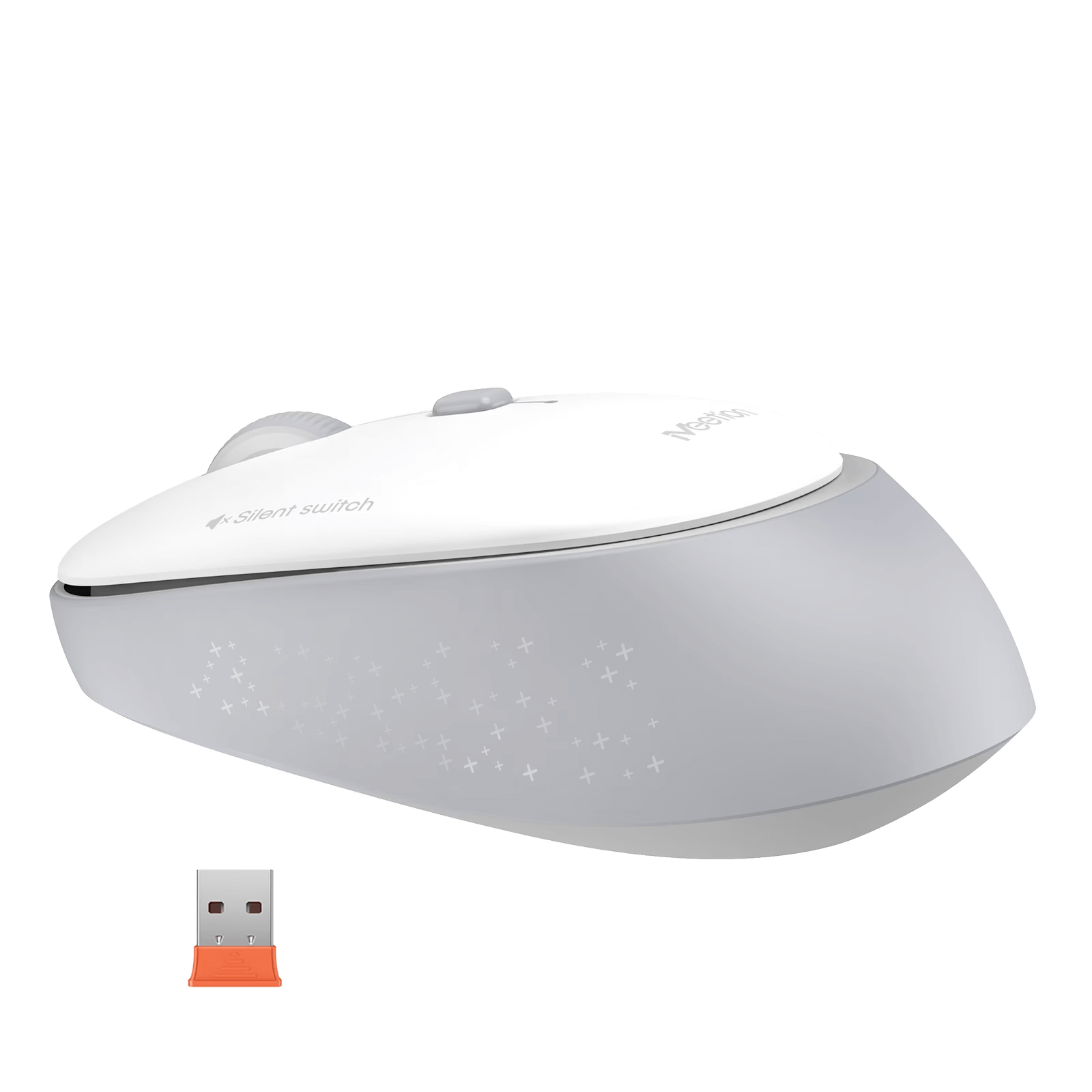 Maus pa kabllo Meetion R571-01 2.4G Wireless Office Mouse / 2.4G / USB / 1600 DPI / e Bardhë dhe Gri - Figura 2