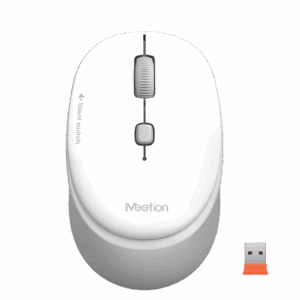 Maus pa kabllo Meetion R571-01 2.4G Wireless Office Mouse / 2.4G / USB / 1600 DPI / e Bardhë dhe Gri
