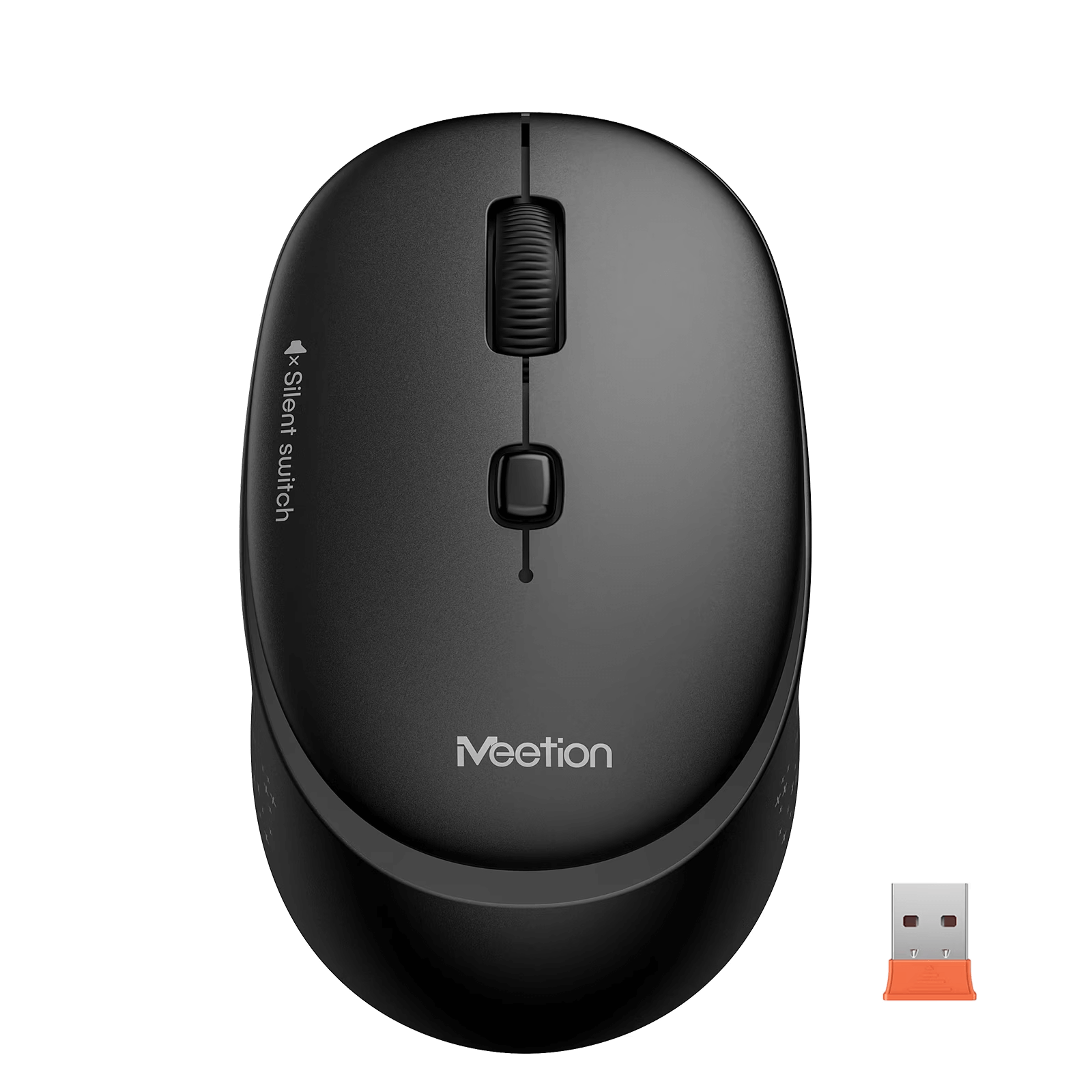 Maus pa kabllo Meetion R571 2.4G Wireless Office Mouse Black / 2.4G / USB / 1600 DPI / e zezë