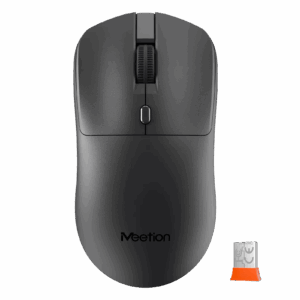 Maus pa Kabllo Meetion R546 Silent Office Black / 2.4GHz / butona 4 / 800-1200-1600 DPI / e zezë
