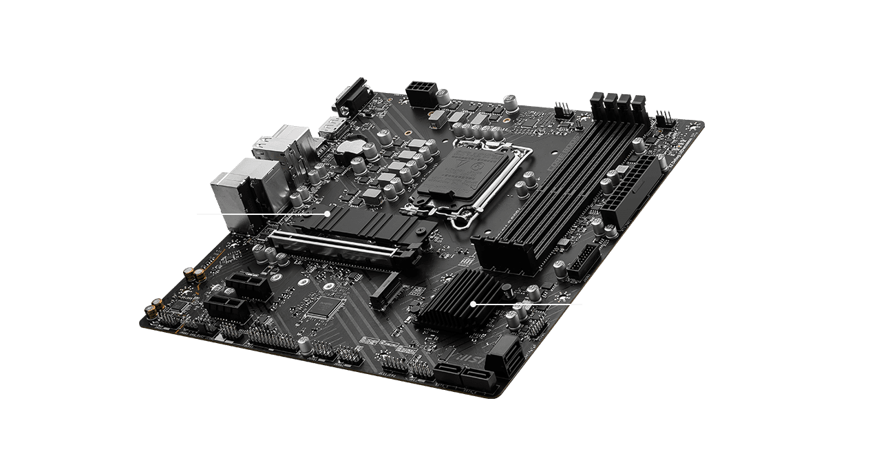 Motherboard MSI PRO B760M-P / 1700 / Micro ATX / DDR4 - Figura 3