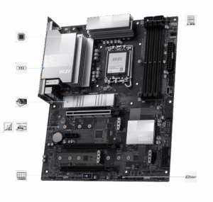 Pllakë Amë Intel MSI Pro Z890-P WiFi6E / Chipset Z890 / Socket S1851 / ATX / DDR5 / HDMI+DP