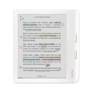 E‑Book Kobo Libra Colour (N428‑KU‑WH‑K‑CK) 7"/ 32GB - Bardhë