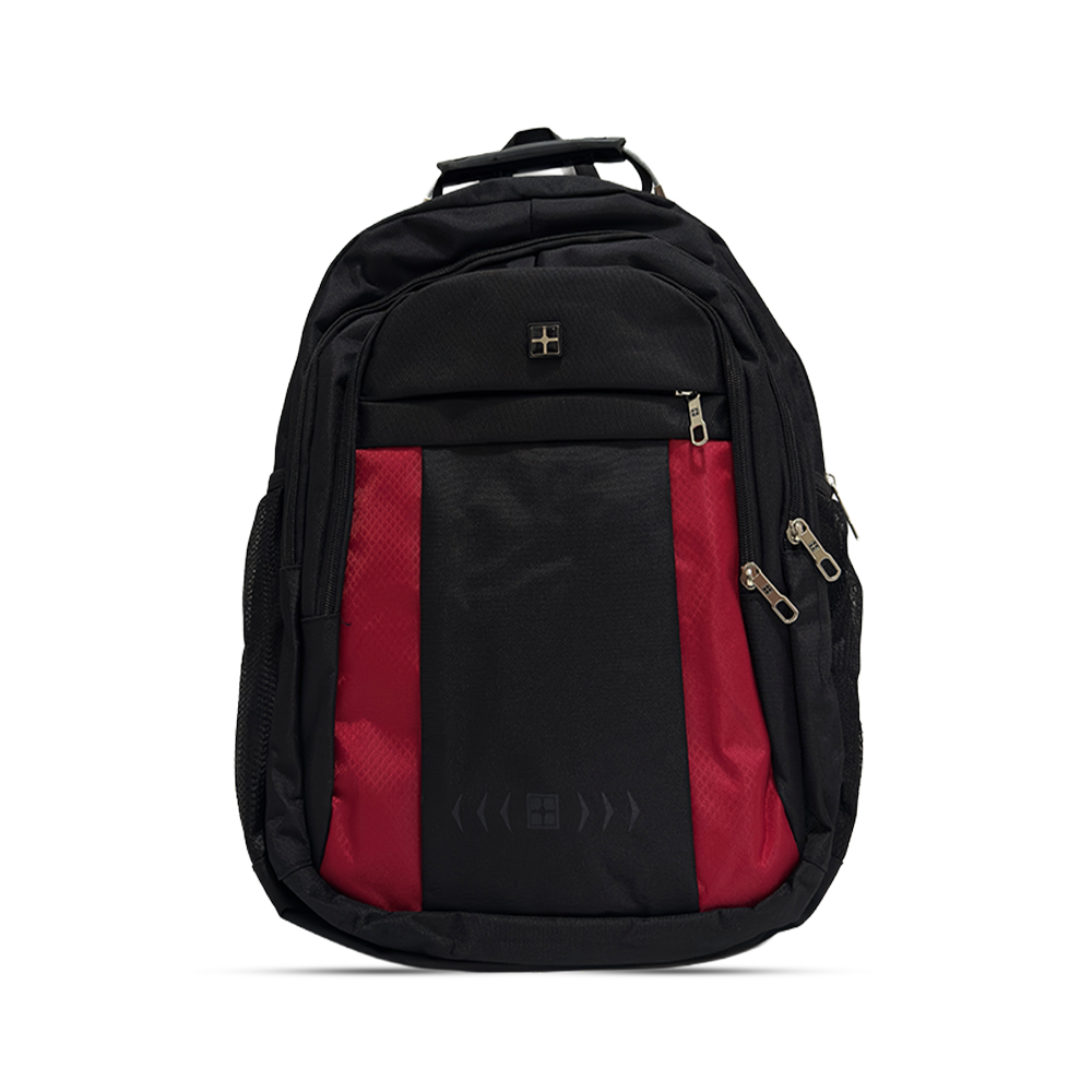 Çantë për Laptop S8502 / B53-87 / 15.6 Inch / Polyester / Waterproof / Soft handle / Lock+USB / E zezë/Kuqe