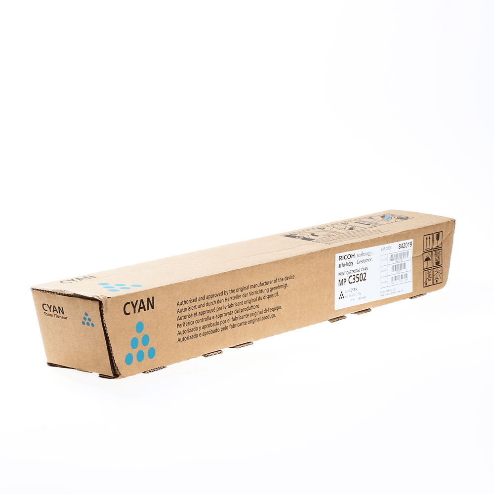 Toner Ricoh MP C3502E / 842019 – Blu