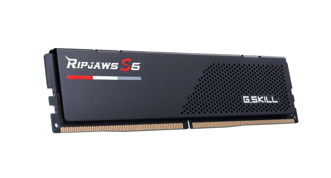 DDR5 G.Skill 32GB (2x16GB Dual-Kit) PC6000 CL30 RS5K Ripjaws S5 black (Intel optimiert) - RAM Memorie