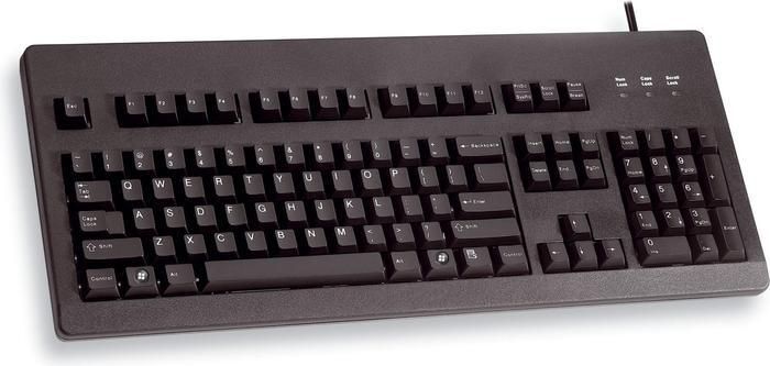 Tastierë me kabllo Cherry G80-3000 LPCDE-2 / QWERTZ Gjerman - Zezë - Figura 2