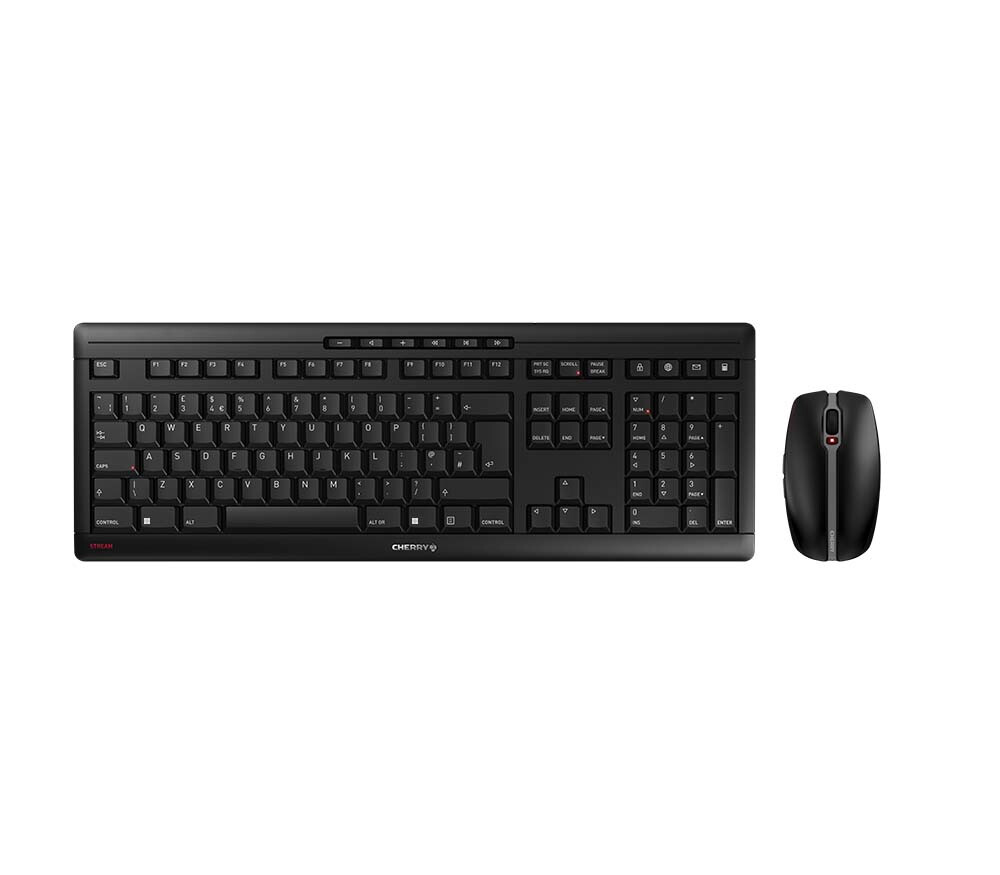 Combo (Tastierë & Maus) CHERRY Desktop STREAM Wireless (UK Layout) – Zezë