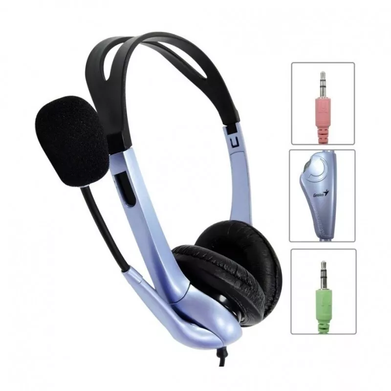 Kufje Genius HS-04S / + Mikrofon / Me Bass vibrim / 3.5mm jack / Vjollcë - Figura 4
