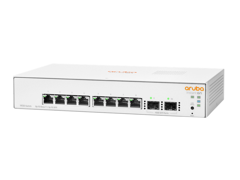 Switch HP Enterprise Instant On 1930 M RM / 2SFP / 8+2P / Gigabit / I bardhë