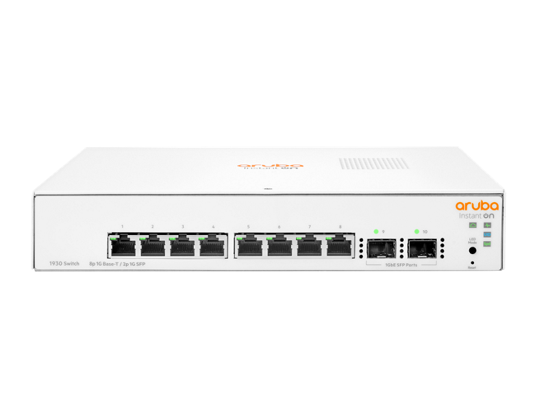Switch HP Enterprise Instant On 1930 M RM / 2SFP / 8+2P / Gigabit / I bardhë - Figura 2