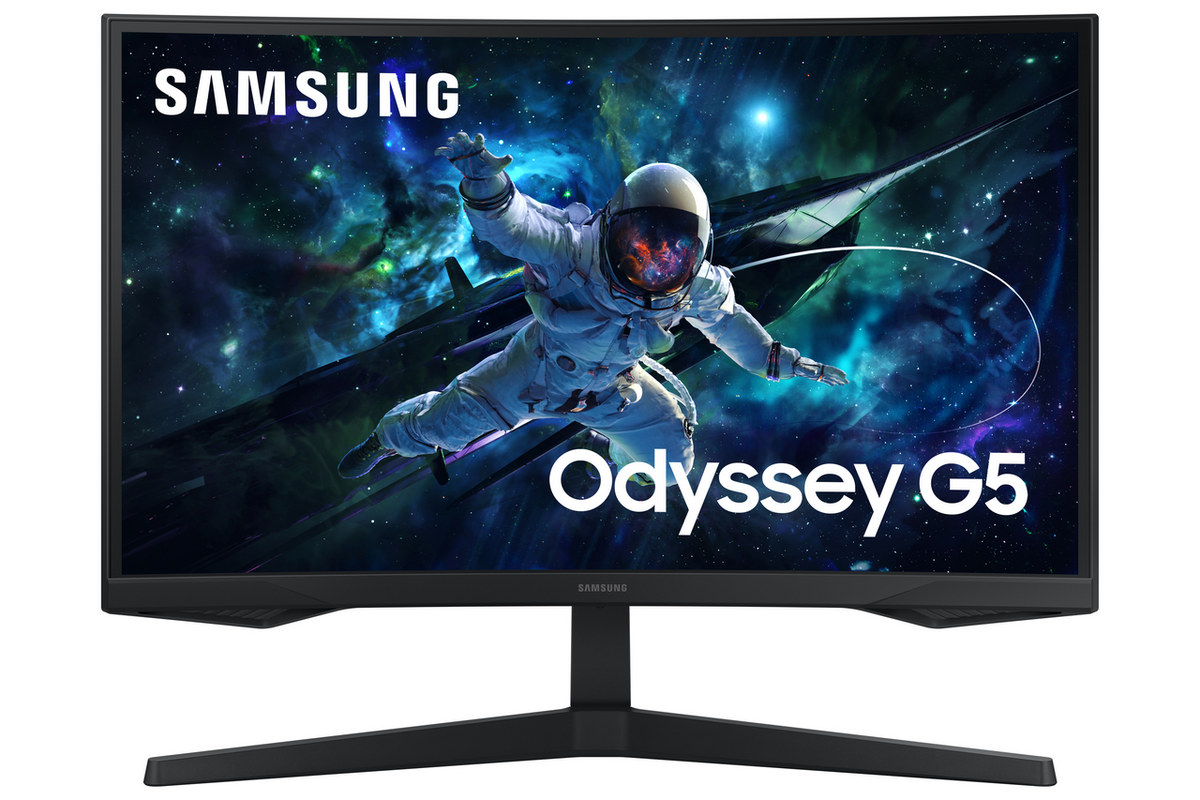 Monitor Gaming Samsung S27CG554EU / 27"/ Wide Quad HD VA / LED / 165 Hz / 1 ms / Curved / DisplayPort + HDMI - Zezë