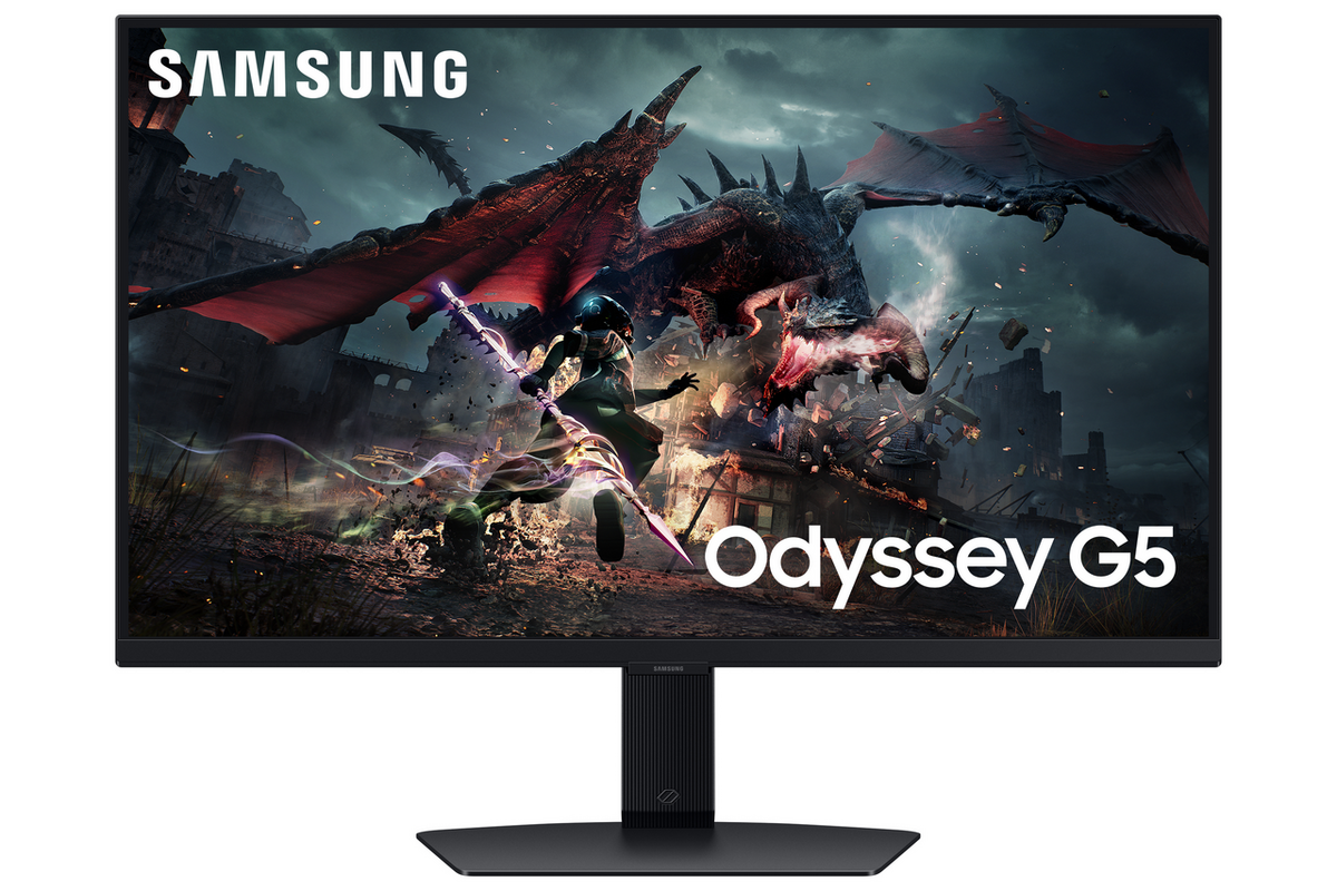 Monitor Gaming Samsung Odyssey G5 S27DG500EU / 27"/ Quad HD IPS / LED / 180 Hz / 1 ms / HDMI + DisplayPort – Zezë