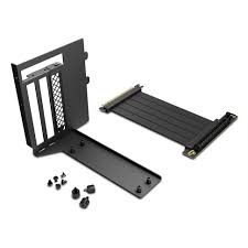 Sharkoon Rebel C Series Vertical Graphics Card Kit 4.0 – Mount with PCIe 4.0 Riser Cable (Black, for Rebel C50 ATX Case)