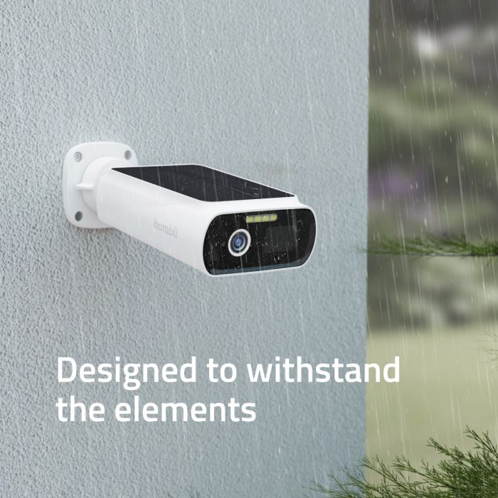 Hombli Smart Solar Cam 2K White | Kamera e Jashtme Wi-Fi me Panel Solar | 2K QHD | IP66 | Night Vision - Figura 2