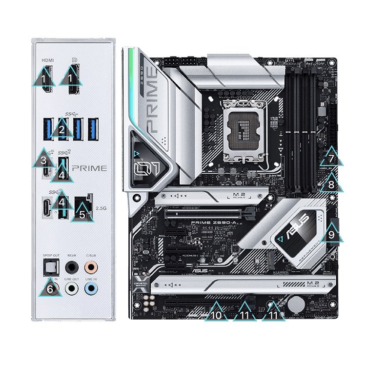 Motherboard ASUS Z690-A / 1700 / ATX / DDR5 - Figura 4