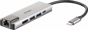 Docking Station D‑Link DUB‑M520 - Argjend/Zezë
