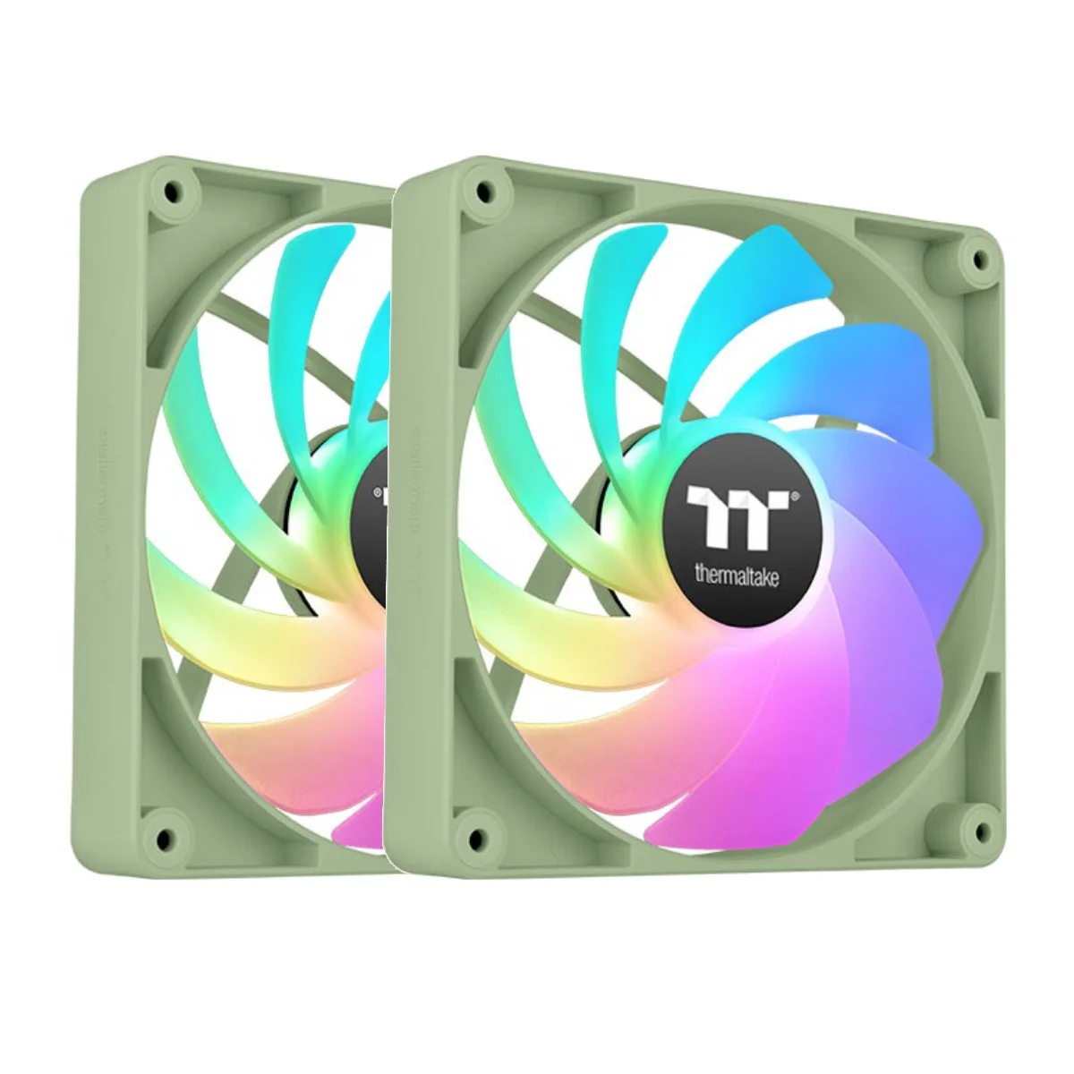 Ftohës për kasë Thermaltake CT120 Reverse ARGB Sync 120mm / 2 Pack - Matcha Green - Figura 4