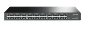 Switch TP Link / 48-Port / Gigabit / Rackmount / 48xRJ45 porte për 10/100/1000Mbps / I zi