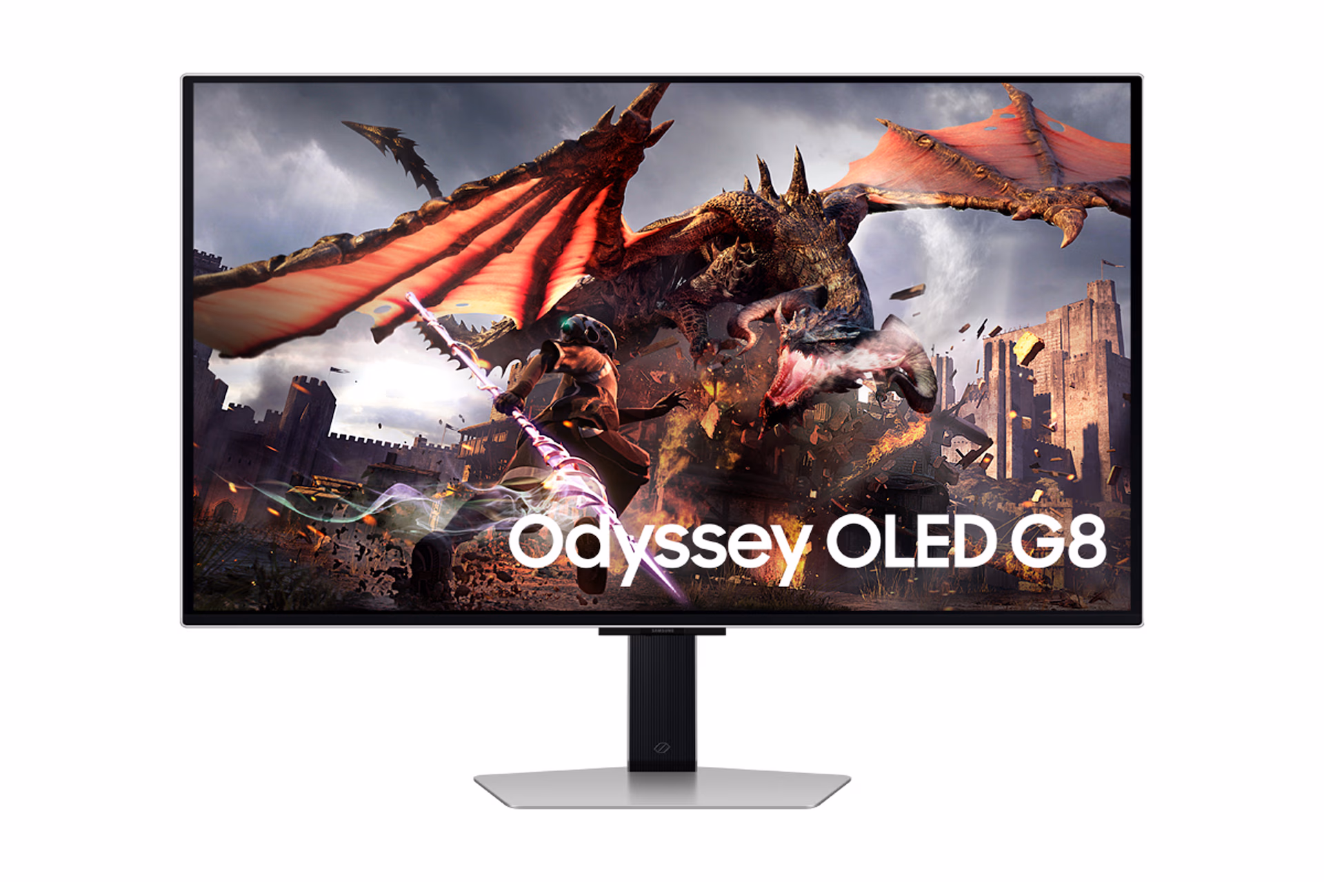 Monitor Gaming Samsung Odyssey G8 S32DG800SU (G80SD) / 32″ / 4K UHD OLED / 240Hz / 0.03ms / 2x HDMI + 2x USB / Argjend